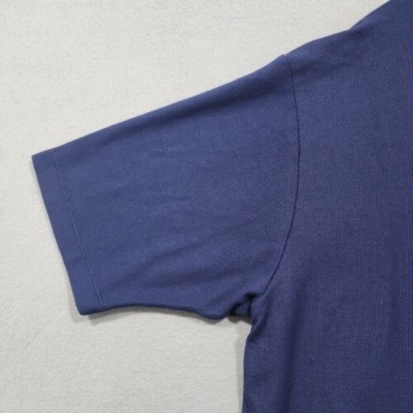Tommy Bahama Polo Shirt Mens Large Blue 82% Pima Cotton Solid - Picture 11 of 14